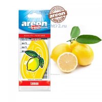 Ароматизатор AREON бумажный MON AREON Lemon/уп-10/