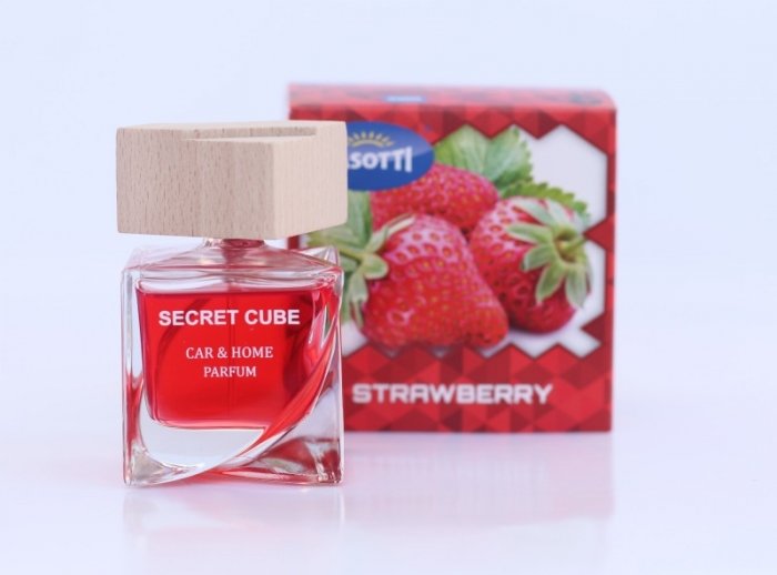 Ароматизатор TASOTTI SECRET CUBE strawberry 50 ml. 16 шт. /кор.