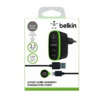 СЗУ Belkin 2USB/2.1A + Lightning
