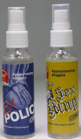 Ароматизатор спрей флакон CONTEX - SEX POLICE 60мл. (уп-ка 10шт) аромат Древесно-ванильный с феромонами