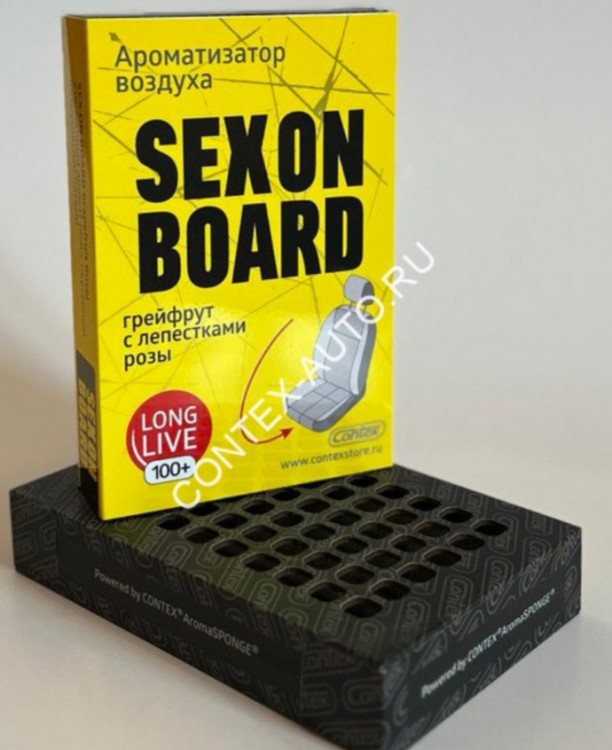 Ароматизатор под сиденье CONTEX Aroma SPONGE SEX ON BOARD